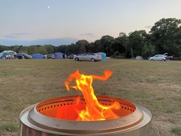 Campfire with our own solo stove but can hire fire pits