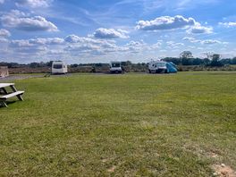 Grassed area in front of pitches