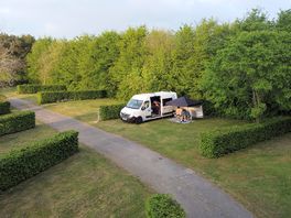 Drone photo of our pitch