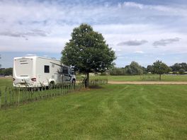 Grass pitches with electric hook-ups