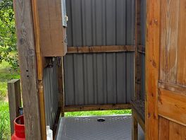 You can tell a lot about a campsite by the quality of the shower- this one was ace!