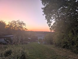 Twilight over the wash area