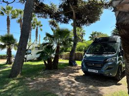 Great pitch close to the sea
