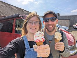 Ice cream from pointz castle farm