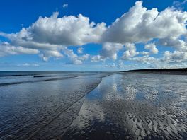 On holkham beach. a short walk from the site.