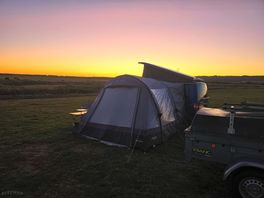 Early morning at barrow campsite
