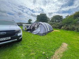 Our tent pitch