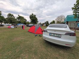 Lots of place to put your tent and the car next to it