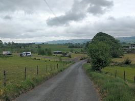 View from access road