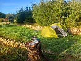 Shade in the evening, sun in the morning