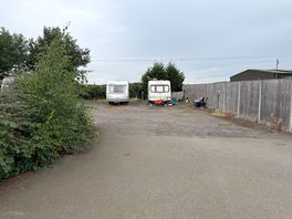 Van at the entrance
