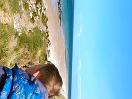 Beach was squeaky clean. beautiful.