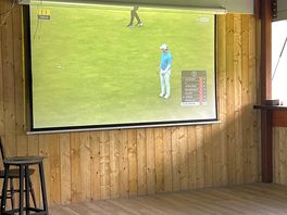 Large screen in bar to watch spirt