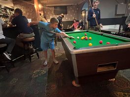 Pool table in pub