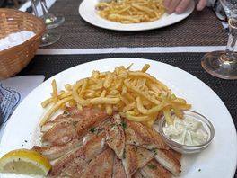 Signature fish caught fresh from the lake expensive but really good