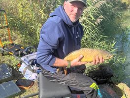Mirror carp from horseshoe lake