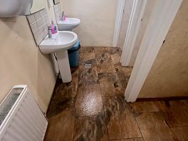 Men’s bathroom and toilets