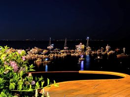 Vista dall’alto della spiaggia