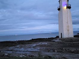 Lighthouse at night