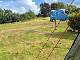 Ice cream man visits site