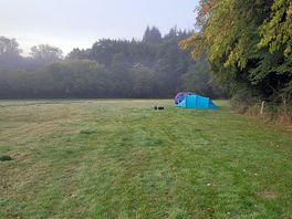 A peaceful spot for the tent