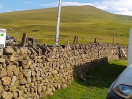 View of murton fell above the campsite.