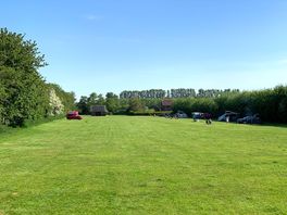 View of the camping field