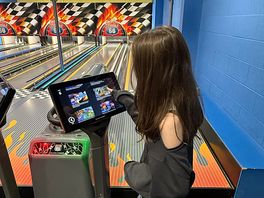 Talia settin up her game