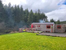 Exterior of the 2 bedroom lodge