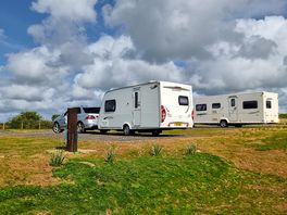 Very spacious pitch next to amenities block
