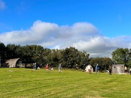 Amazingly secure area where the whole camp enjoyed sports.