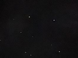 Amazing view of the night stars