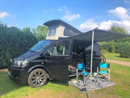 Our campervan all set up