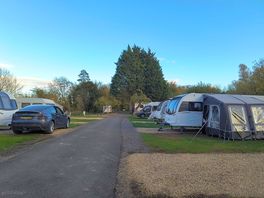 The site with newly tarmac'd road
