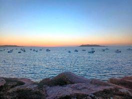 Sunset from the campsite