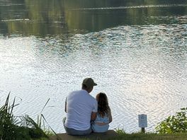 Relaxing by pearl lake