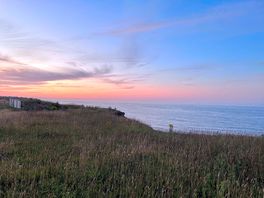 Sunset over the sea