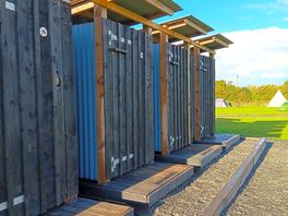 Row of toilets