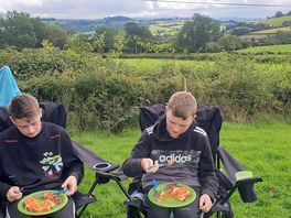 Breakfast with a view