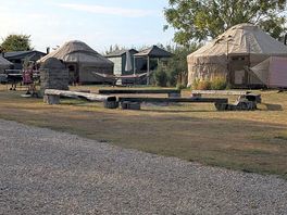 Glamping huts