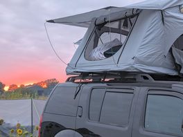 Roof tent camping