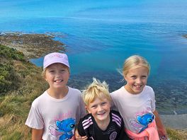All my kids on one of our walks