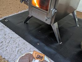Marshmallow toasting!