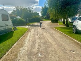Walk from tents to washroom facilities