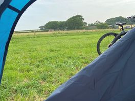 Pitched 1 night only, morning view