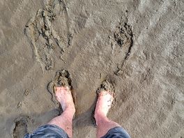 Get your socks and shoes off on the beach only a 10 minute walk from the site!