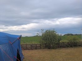 Behind the camp site