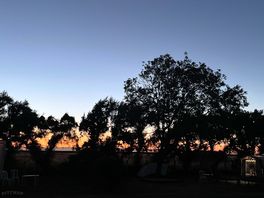 Sunset on the campsite