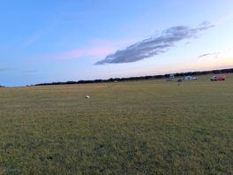 Dusk view from campsite