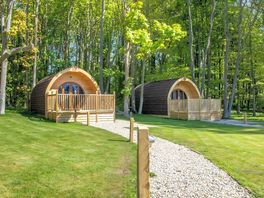 Pods with gravel paths